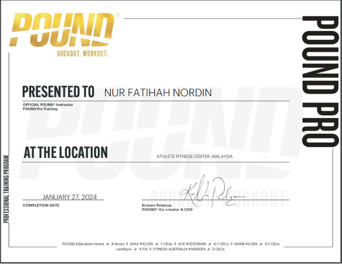 pound fit teha